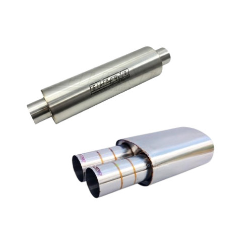 Resonator + TAILPIPE DUAL OUT ALPINO EXHAUST